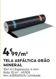 Oferta de Tela Asfaltica Grão Mineral por 4,99€ em Bricomarché