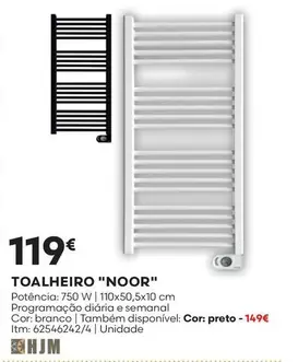 Oferta de Noor - Toalheiro por 119€ em Bricomarché