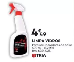 Oferta de Tria - Limpa Vidros por 4,49€ em Bricomarché