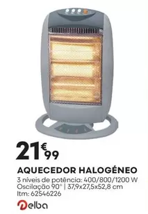 Oferta de Delba - Quecedor Halogeneo por 21,99€ em Bricomarché