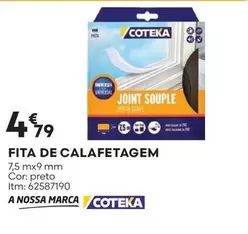 Oferta de Coteka - Fita De Calafetagem por 4,79€ em Bricomarché