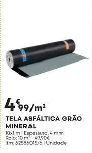 Oferta de Tela Asfaltica Grão Mineral por 4,99€ em Bricomarché