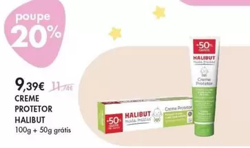 Oferta de Halibut - Creme Protetor por 9,39€ em Pingo Doce