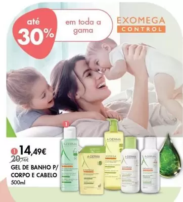 Oferta de A+ - Gel De Banho P/ Corpo E Cabelo por 14,49€ em Pingo Doce