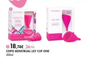 Oferta de ONE - Menstrual Lily Cup One por 18,74€ em Pingo Doce