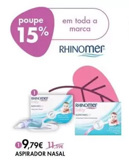 Oferta de Rhinomer - Aspirador Nasal por 9,79€ em Pingo Doce