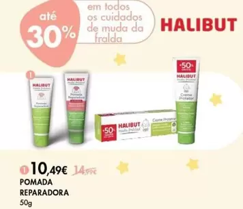 Oferta de Halibut - Pomada Reparadora por 10,49€ em Pingo Doce