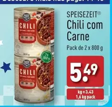 Oferta de .Com - Chili Com Carne por 5,49€ em Aldi