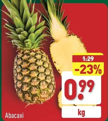 Oferta de Abacaxi por 0,99€ em Aldi