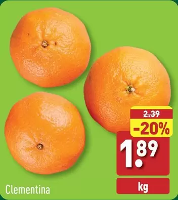 Oferta de Clementina por 1,89€ em Aldi