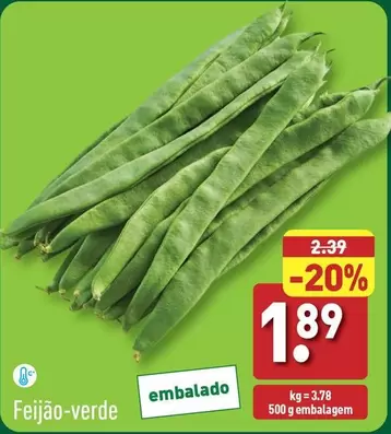 Oferta de €CO+ - Feijão-verde por 1,89€ em Aldi