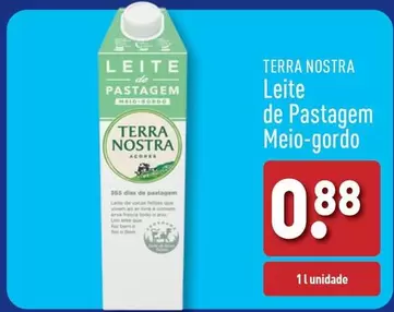 Oferta de Terra Nostra - Leite De Pastagem por 0,88€ em Aldi