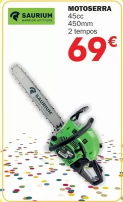 Oferta de Motosierra por 69€ em E.Leclerc