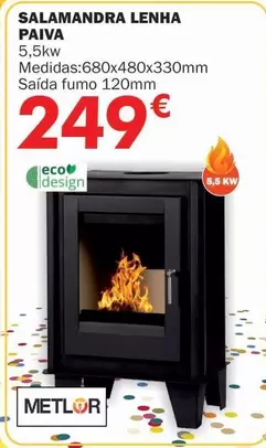 Oferta de Paiva - Salamandra Lenha por 249€ em E.Leclerc