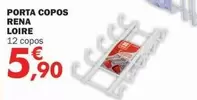 Oferta de Porta Copos Rena Loire por 5,9€ em E.Leclerc