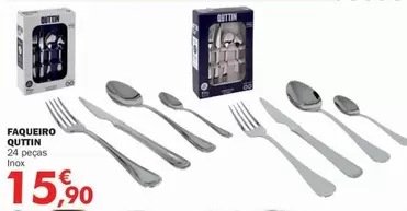 Oferta de Quttin - Faqueiro por 15,9€ em E.Leclerc