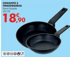 Oferta de Conjunto 2 Frigidideiras por 18,9€ em E.Leclerc