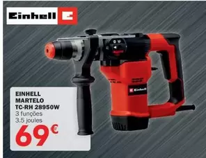 Oferta de Einhell -  martillo TC-CHH 28950W por 69€ em E.Leclerc