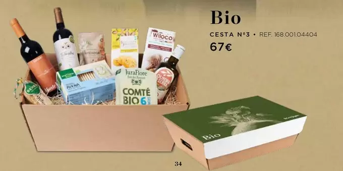 Oferta de Bio - Cesta N 3 por 67€ em El Corte Inglés