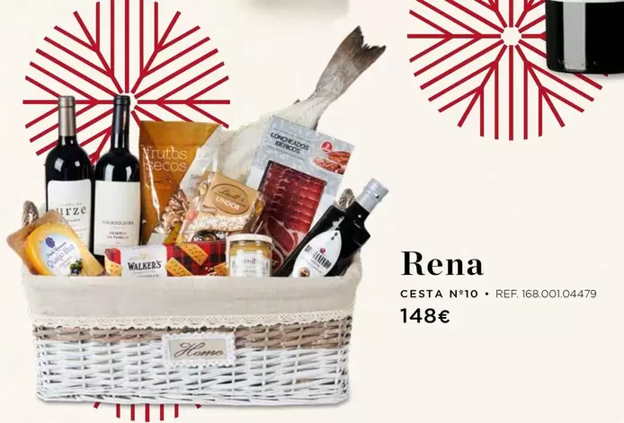 Oferta de Rena - Cesta N'10 por 148€ em El Corte Inglés