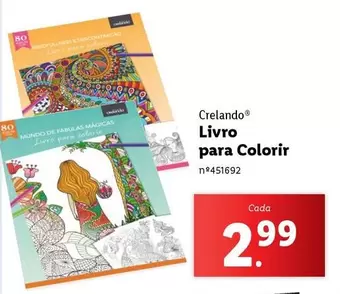 Oferta de Livro Para Colorir por 2,99€ em Lidl