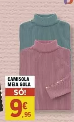 Oferta de Camisola Meia Gola por 9,95€ em E.Leclerc