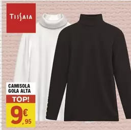 Oferta de Camisola Gola Alta por 9,95€ em E.Leclerc