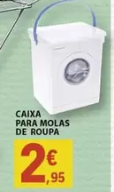 Oferta de Caixa Para Molas De Roupa por 2,95€ em E.Leclerc