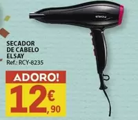 Oferta de Elsay - Secador De Cabelo por 12,9€ em E.Leclerc