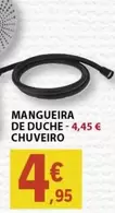 Oferta de Chuveiro - Mangueira De Duche por 4,95€ em E.Leclerc