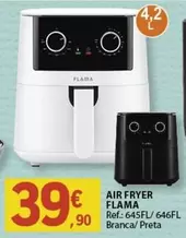 Oferta de Flama - Air Fryer por 39,9€ em E.Leclerc