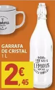 Oferta de Cristal - Garrafa De por 2,45€ em E.Leclerc