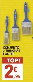 Oferta de Foxter - Conjunto 3 Trinchas por 2,95€ em E.Leclerc