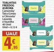 Oferta de Asroma - Toalhitas Freedog por 4,95€ em E.Leclerc