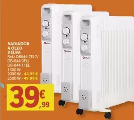 Oferta de A+ - Radiador A Oleo por 39,99€ em E.Leclerc