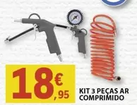 Oferta de .Com - Kit 3 Peças Ar Comprimido por 18,95€ em E.Leclerc