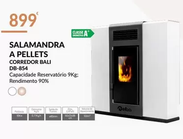 Oferta de A+ - Salaandra A Pellets Corredor Bali por 899€ em E.Leclerc