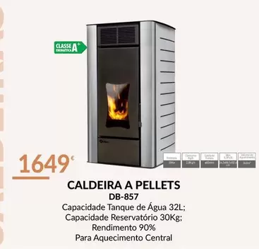 Oferta de Caldeira A Pellets Db-857 por 1649€ em E.Leclerc