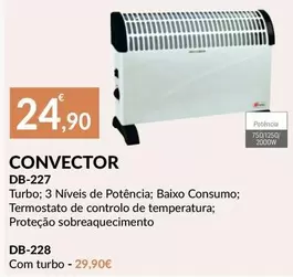 Oferta de .Com - Convector por 24,9€ em E.Leclerc