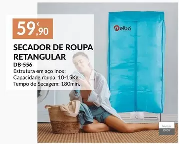 Oferta de Delba - Secador De Roupa Retangular por 59,9€ em E.Leclerc