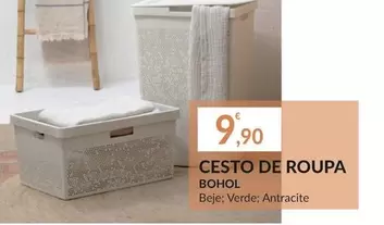 Oferta de Cesto De Roupa por 9,9€ em E.Leclerc