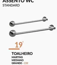 Oferta de Toalheiro - Martins Mediano Grande por 19€ em E.Leclerc