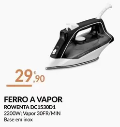 Oferta de A+ - Ferro A Vapor por 29,9€ em E.Leclerc