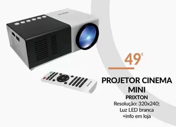 Oferta de Mini - Projetor Cinema por 49€ em E.Leclerc