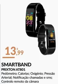 Oferta de Smartband Prixton AT801 por 13,99€ em E.Leclerc