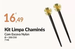 Oferta de .Com - Kit Limpa Chamines por 16,49€ em E.Leclerc