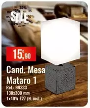 Oferta de Cand Mesa - Mesa Mataro 1 por 15,9€ em E.Leclerc