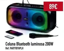 Oferta de Coluna Bluetooth Luminosa 200w por 89€ em E.Leclerc