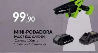 Oferta de Vito - Mini-podadora Pack 7 Ego Garden por 99,9€ em E.Leclerc