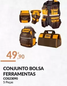 Oferta de Conjunto Bolsa Ferramentas por 49,9€ em E.Leclerc